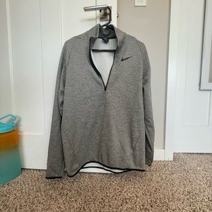 Gray Nike mens zip up